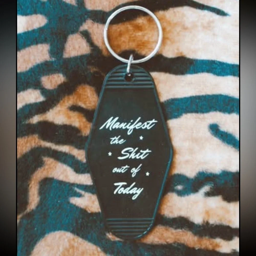Vintage Inspired Hotel Keychain